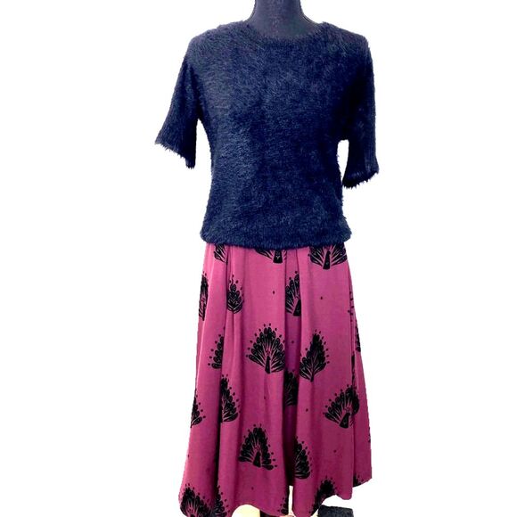 Anthropologie Knitted & Knotted Isola Black Textured Sweater‎ XL - Picture 2 of 8